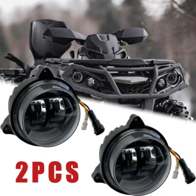 LED Headlight DRL Low Beam For Can-Am Outlander 500 650 800 850 1000 800R 1000R - Image 1 of 4