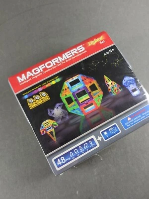 Magformers Lighted Building Set 48 Pieces LED USB Sealed In Factory Packaging - Image 1 of 4