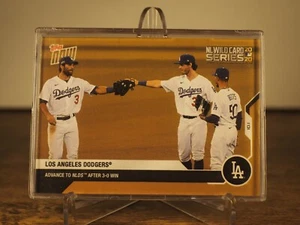 2020 Topps NOW Dodgers World Series Champions Bonus GOLD card #LAD-1 PR: 638 - Picture 1 of 2