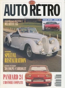 AUTO RETRO n°127 03/1991 BMW M1 PANHARD 24 PEUGEOT 504 Coupé-Cabriolet - Imagen 1 de 1