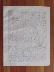 Mapa de ratón original vintage del USGS de Brookfield Massachusetts 1887 - Imagen 1 de 1