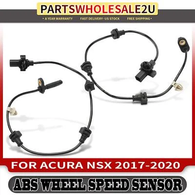 2 件前驱动和乘客 ABS 车轮速度传感器适用于讴歌 NSX 2017 2018 - 2020 — 第 1/4 张图片