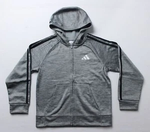 Adidas Boy's Long Sleeve Full Zip Game & Go Jacket CG2 Charcoal Grey Small (8)  - Picture 1 of 6