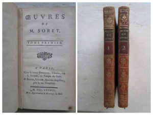 OEUVRES DE JEAN SORET, essai sur les moeurs, 1784. - Picture 1 of 24