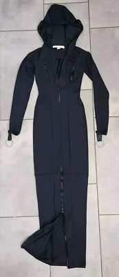 Raro Vintage Años 90 Catherine Coatney Hasta el Suelo Cremallera Completa Capucha Manga Larga... Foto 1 de 4