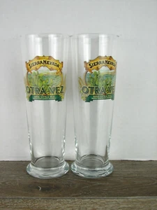 Pair of Sierra Nevada Otra Vez Gose-Style Ale 8" Tall Beer Glasses Cups - Picture 1 of 3