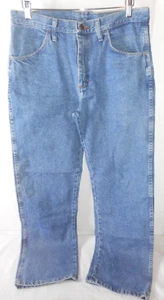 Rustler Jeans Herren 33x30 blau Denim gerades Bein 5 Taschen LAS-E013-016 LESEN - Bild 1 von 12