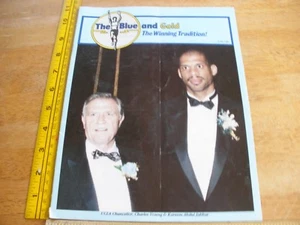 UCLA The Blue and the Gold 1987 Kareem Abdul Jabbar magazine - Picture 1 of 9