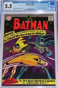 Batman #188 CGC 5.5 from Dec 1966