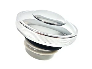 HD CHROME Gas Cap Screw In Vented Harley Davidson Softail Sportster Lock Locking - Picture 1 of 2
