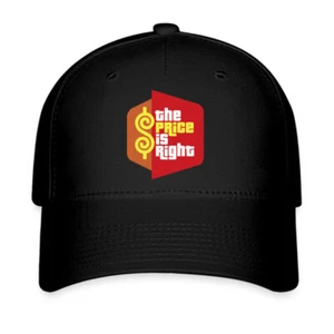 Gorra de béisbol The Price is Right con logotipo de programa de televisión sombrero negro gorra de sarga talla S/M & L/XL - Imagen 1 de 4