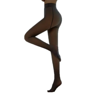 US Women Thermal Lined Translucent Pantyhose Winter Warm Fleece Tights Stockings - Picture 1 of 7