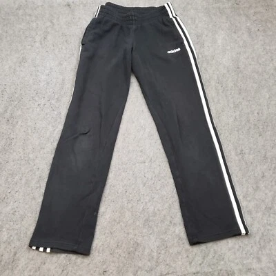 Pantalones Adidas Niños Pequeños Negro Blanco Logo Pantalones de Sudadera Aire Libre Activos Jóvenes * Foto 1 de 4
