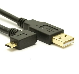 Micro USB Cable - Left Angled - 12 inch - RR-ALMCB-12G - Picture 1 of 1