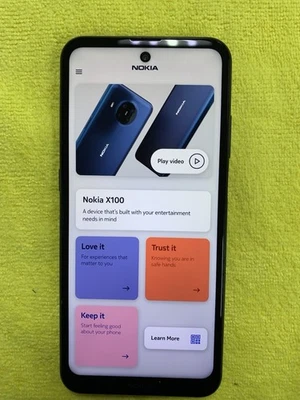 UNIDAD DE DEMOSTRACIÓN EN VIVO Nokia X100 - 128 GB - Azul (DESBLOQUEADO) Foto 1 de 4