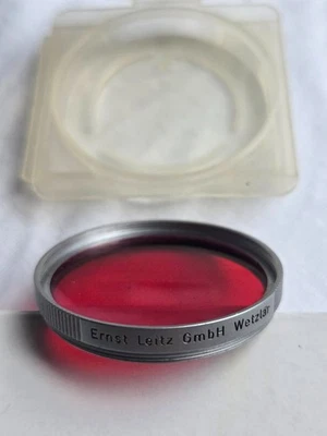 Original Leica 39mm Red (R) Filter E39 Chrome in Excellent Condition - Image 1 of 4