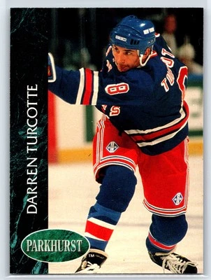 1992-93 Parkhurst Darren Turcotte New York Rangers #345 - Image 1 of 2