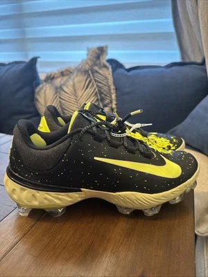 NUEVO Nike Alpha Huarache Elite 4 Low MCS Béisbol Negro Lima FV6096-001 Hombres Talla 9 Foto 1 de 4