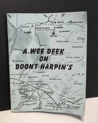 A WEE DEEK ON BOONT HARPINS Adams 1967 Booklet Boonville CA Local Lingo Language - Image 1 of 4