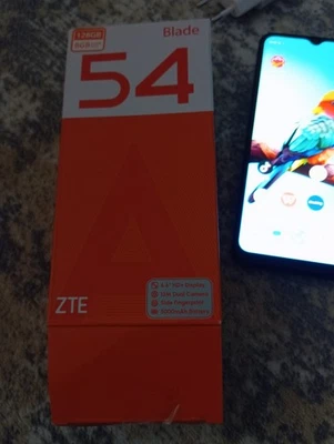 ZTE BLADE A54 128GB ANDROID DUAL SIM 4GB RAM 4G DISPLAY 6.6" GREY - Immagine 1 di 4