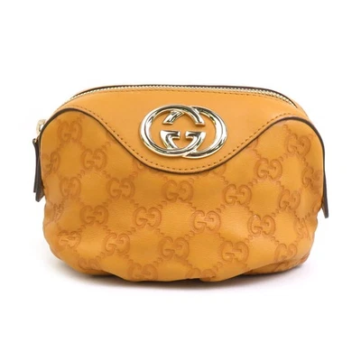 Auténtica bolsa GUCCI Guccissima cuero marrón claro/tono dorado - e58884a Foto 1 de 4