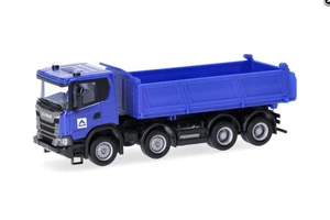 HERPA, SCANIA XT17 8x4 cassone ribaltabile MEILLER, 1/87,  HER960021 - Foto 1 di 2