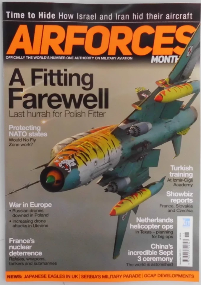 Airforces Monthly magazine Nov 2025 Last hurrah for Polish Fitter +NATO No Fly?