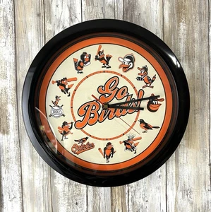 Vintage 1996 Official MLB Baltimore Orioles Baseball Clock - Picture 1 of 9