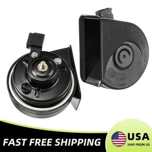 2x Dustproof Snail Horns For Toyota Camry Tacoma Corolla Highlander 86510-04020~ - Picture 1 of 12