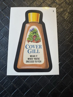 2025 Topps Wacky Packages Wonky Packages Cover Gill #2 Halloween - Image 1 of 2