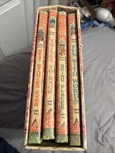 Richard Scarry Look and Learn Library 4 x Vintage Hardcover Books READ - Picture 1 of 7