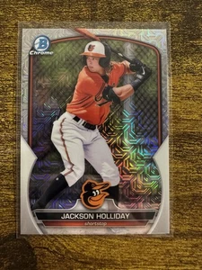 2023 Bowman - Chrome Prospects Jackson Holliday #BCP-20 Mojo Refractor (RC) - Picture 1 of 2