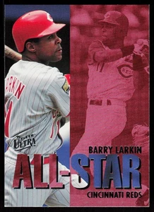 1995 Ultra Barry Larkin #10 BASEBALL CARD Cincinnati Reds All-Stars - Picture 1 of 2