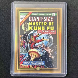 2024 TOPPS CHROME MARVEL GIANT-SIZE 50TH ANNIVERSARY GOLD /50 MASTER KUNG FU - Picture 1 of 1