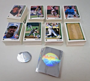 1989 Upper Deck MLB Baseball Complete Set #1-800 Ken Griffey Jr Rookie Card RC - Bild 1 von 3