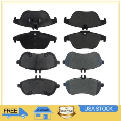 Juego de pastillas de freno de disco delanteras traseras para Mercedes-Benz C180 2012~2012 Foto 1 de 3