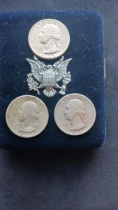 1932 P D S Washington Quarters ( 3 quarters) RARE Complete Full Set See Pics - Picture 1 of 2