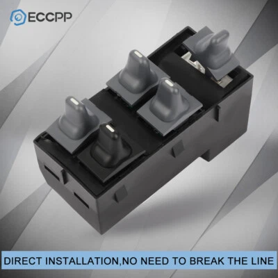 Power Window Switch for 1996-2004 2005 Pontiac Grand Am 4 Door Sedan Front Left - Image 1 of 4