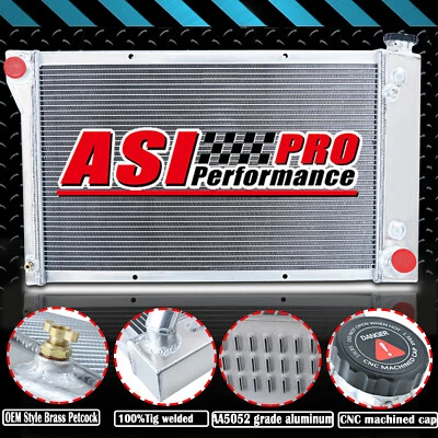 ASI 3 ROW Aluminum Radiator For 1967-1972 Chevrolet C/K 10 20 30 Pickup Truck Foto 1 de 4