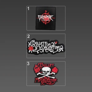 Bullet For My Valentine Patches, Bullet For My Valentine Embroidery Logo Patch - Picture 1 of 7