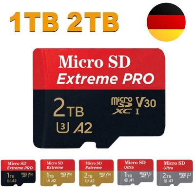 MARKENLOS 2TB 1TB Ultra Extreme Pro Micro SD Speicherkarte SDXC TF karte