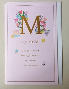 M is for Mum - Meaningful Moments - Mother's Day Card - Picture 1 of 4