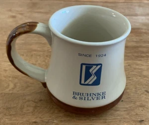 Coffee Mug Cup Name Bill Since 1924 Bruhnke Silver Burbank California - Picture 1 of 4