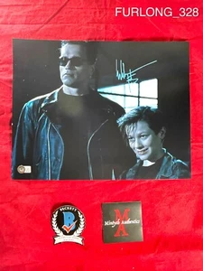 EDWARD FURLONG AUTOGRAPHED SIGNED 11x14 PHOTO! TERMINATOR 2 JOHN CONNOR! BECKETT - Picture 1 of 3