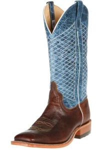 Anderson Bean S1116 Men's Square Toe Mike Tyson Bison Blue Lava Boots - Picture 1 of 1