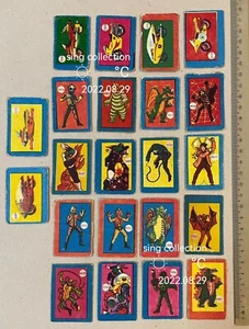 1970 Karman Rider Mask Rider juego de cartas japonés Menko x 22 piezas edición asiática - Imagen 1 de 2
