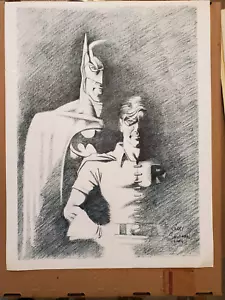 ORIGINAL ART/LITHOGRATH BATMAN & ROBIN BY GARY SHIPMAN 13" X 17" - Picture 1 of 4