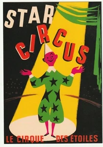 Carte Postale Star Circus, Le cirque des étoiles, Floriscope - Picture 1 of 1