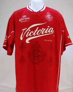 Toluca FC jersey Authentic Corona Sport Size M #8 1997-1998 T - Picture 1 of 7