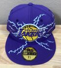 59FIFTY LOS ANGELES LAKERS ELECTRIFY FITTED CAP 7 5/8 Hat Cap Brand New   Read
